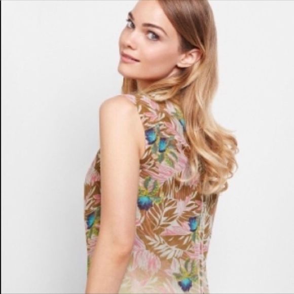 Cabi Parlor Top Tropical Orchid Size XSmall - Picture 3 of 11